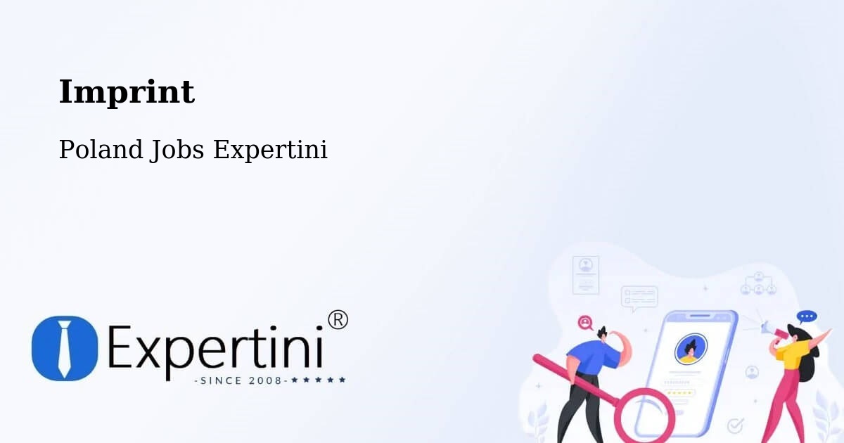 Imprint – Wola Rębkowska - Poland Jobs Expertini